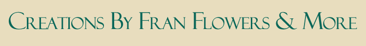 Creations By Fran Flowers & More logo